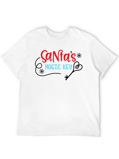 Santas Magic Key Christmas T-Shirt