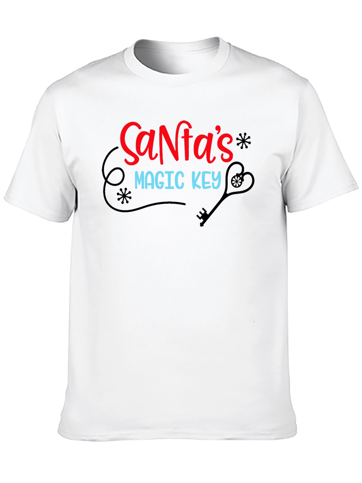 Santas Magic Key Christmas T-Shirt