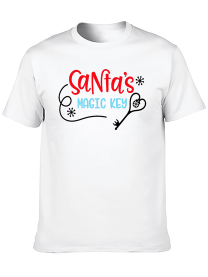 Santas Magic Key Christmas T-Shirt