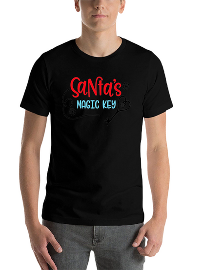 Santas Magic Key Christmas T-Shirt