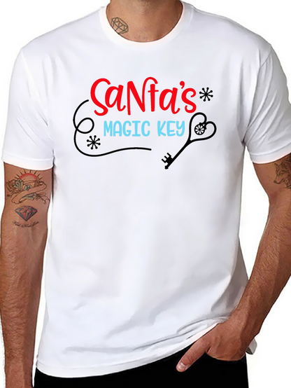 Santas Magic Key Christmas T-Shirt