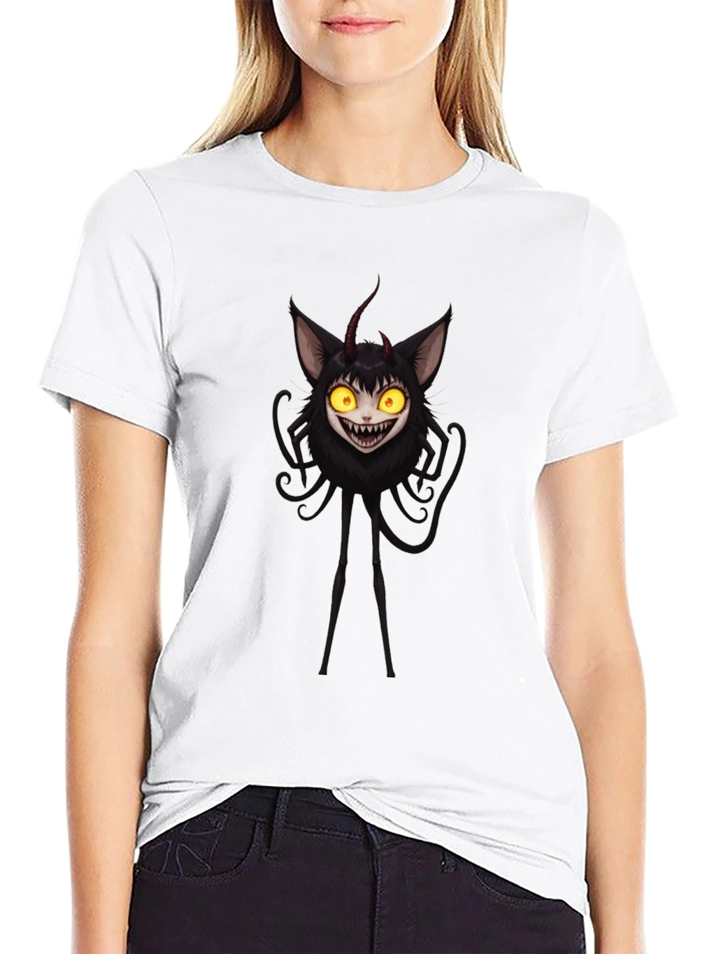 Monster Graphic Black T-Shirt