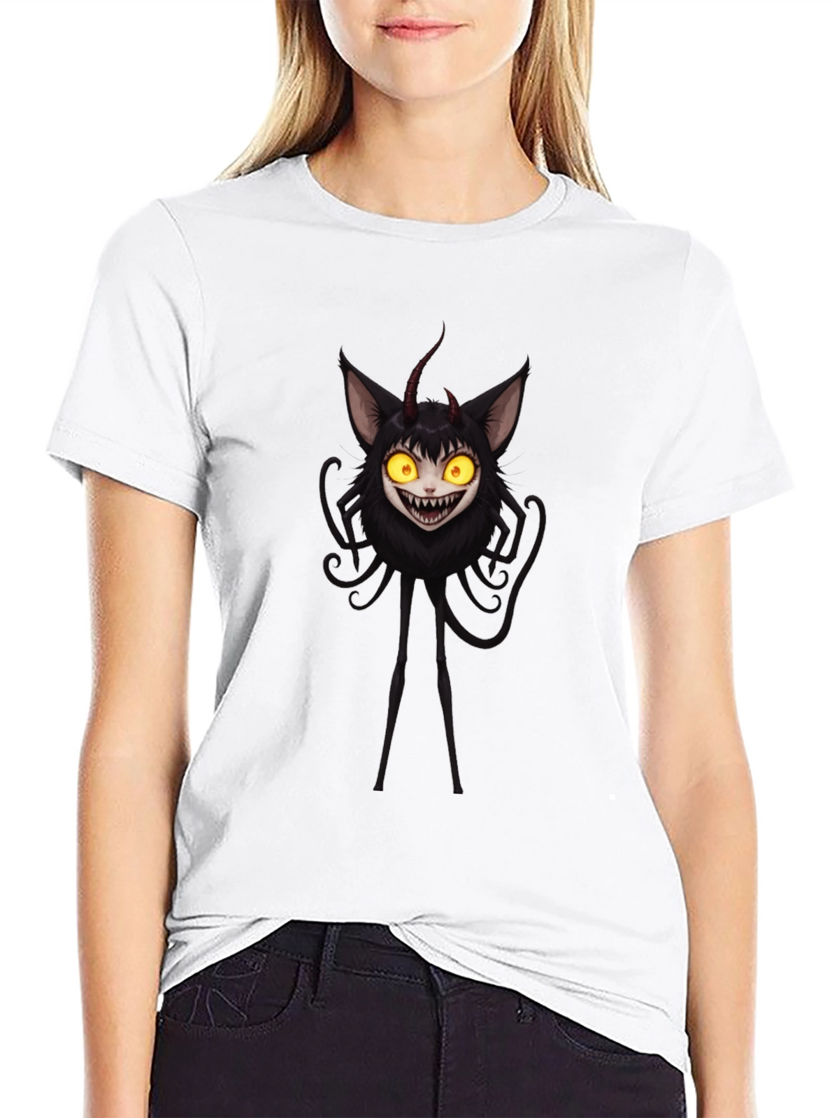 Monster Graphic Black T-Shirt
