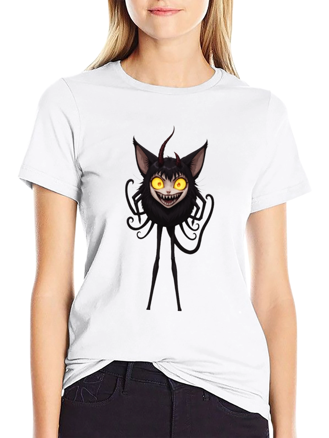 Monster Graphic Black T-Shirt