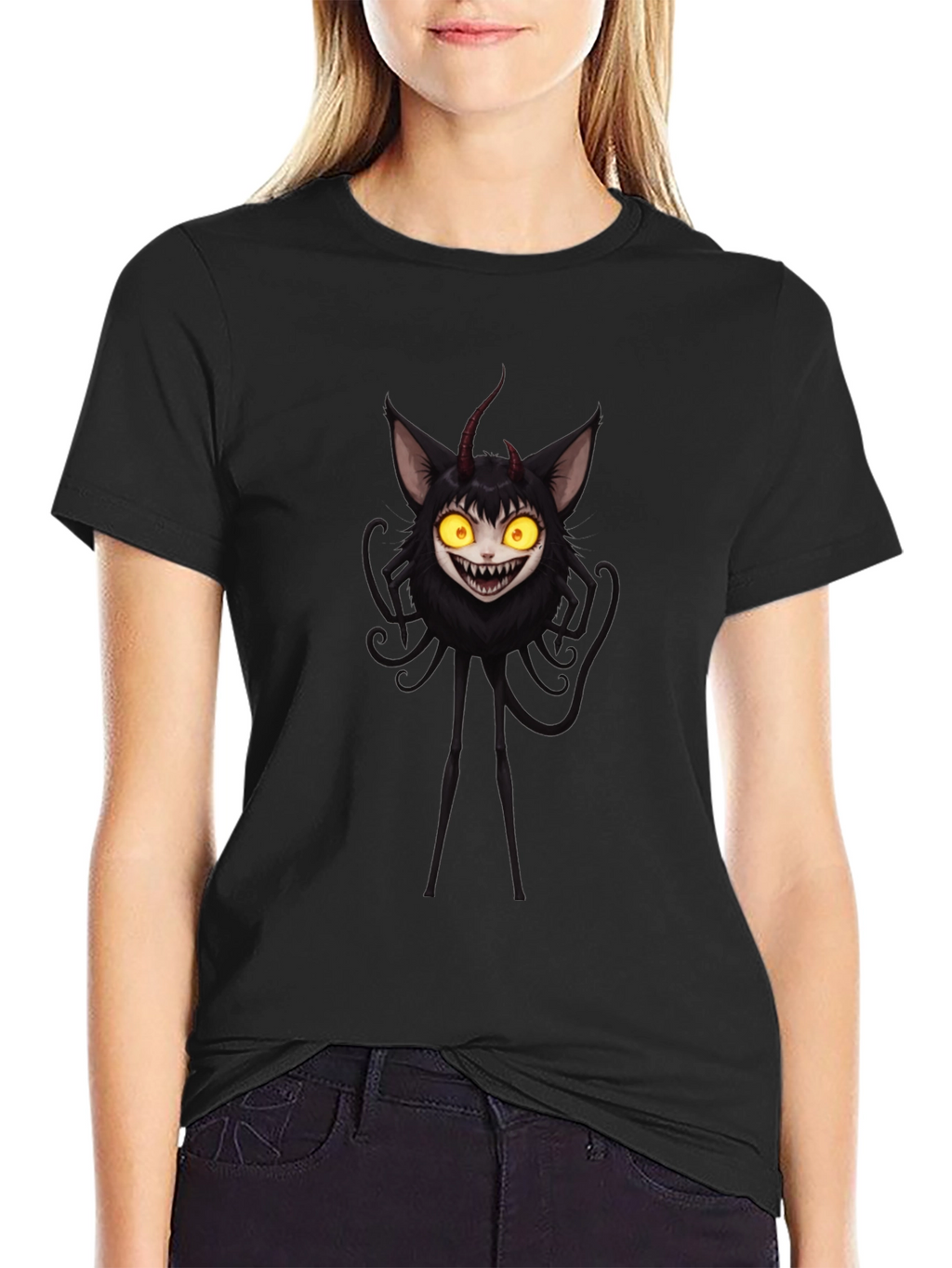 Monster Graphic Black T-Shirt