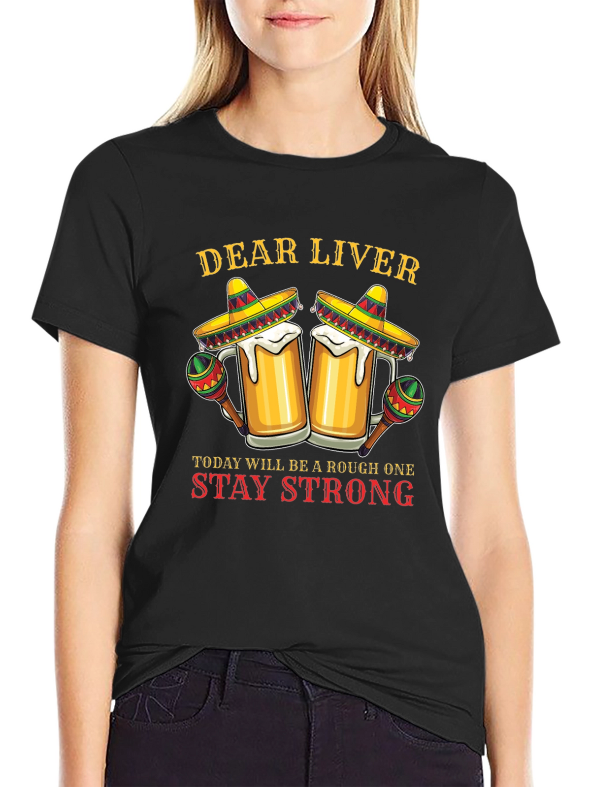 Dear Liver Funny Drinking T-Shirt