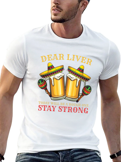 Dear Liver Funny Drinking T-Shirt