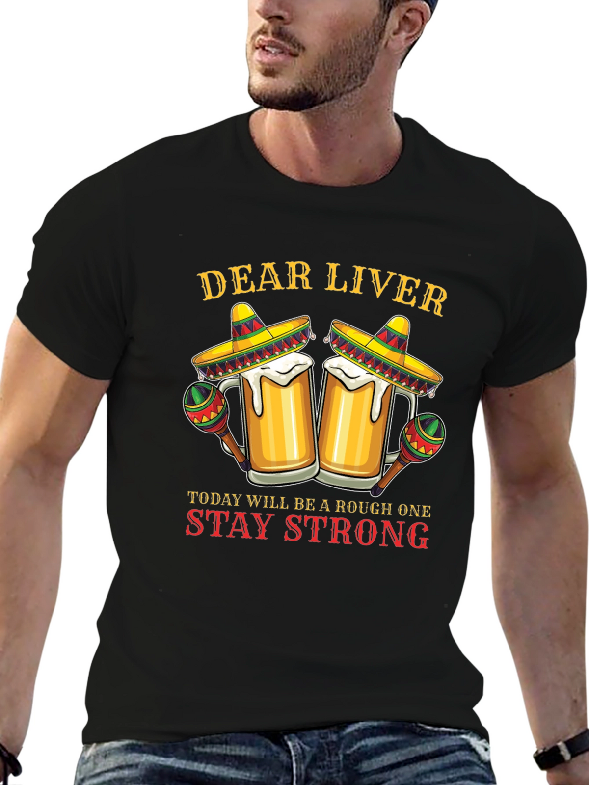 Dear Liver Funny Drinking T-Shirt