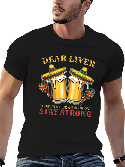 Dear Liver Funny Drinking T-Shirt