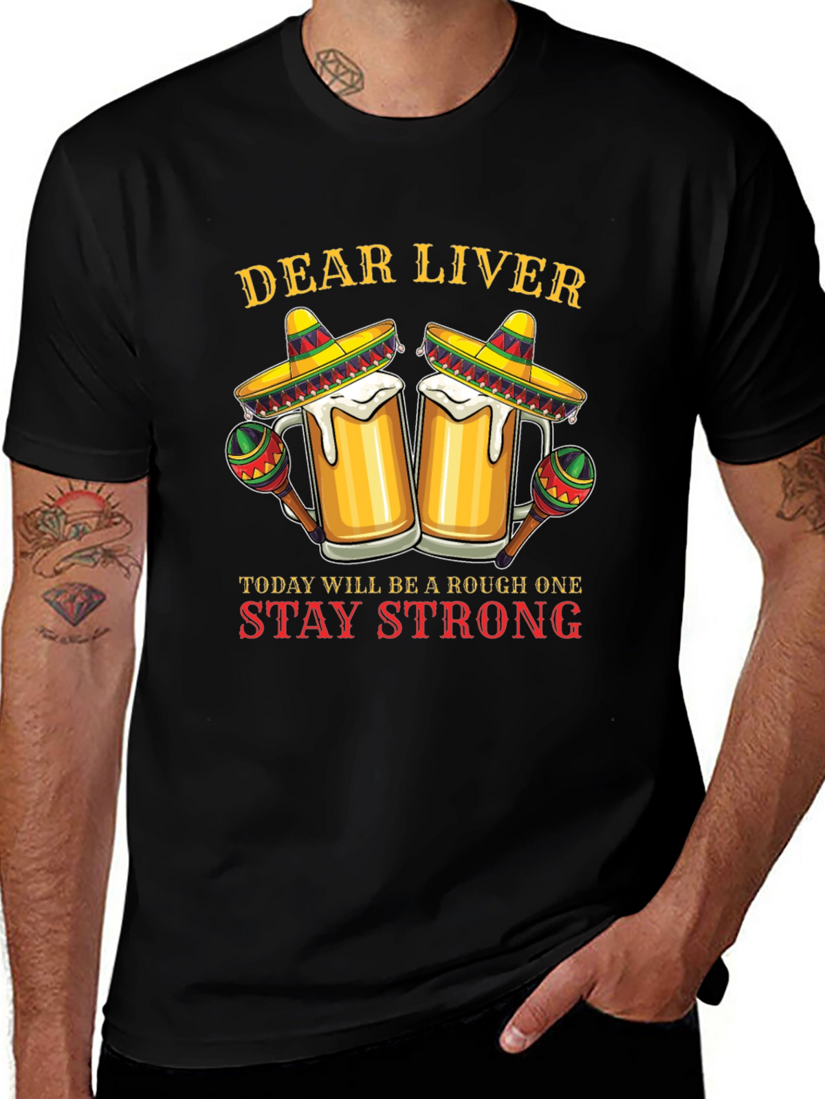 Dear Liver Funny Drinking T-Shirt
