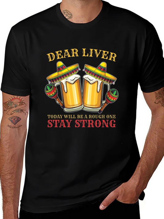 Dear Liver Funny Drinking T-Shirt
