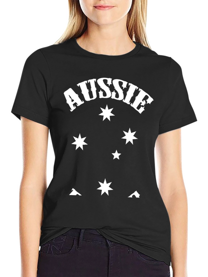 Aussie Starry Night Black T-Shirt