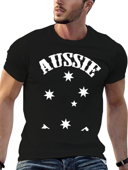 Aussie Starry Night Black T-Shirt