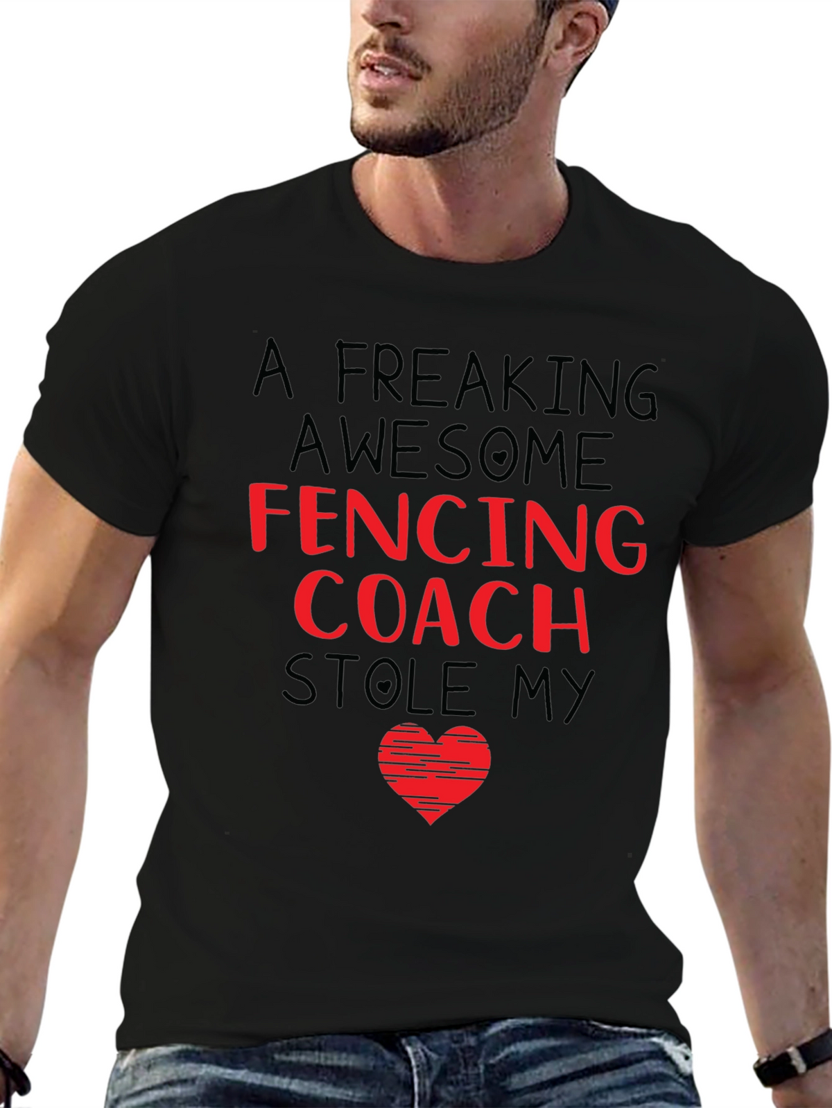 Fencing Coach Stole My Heart T-Shirt