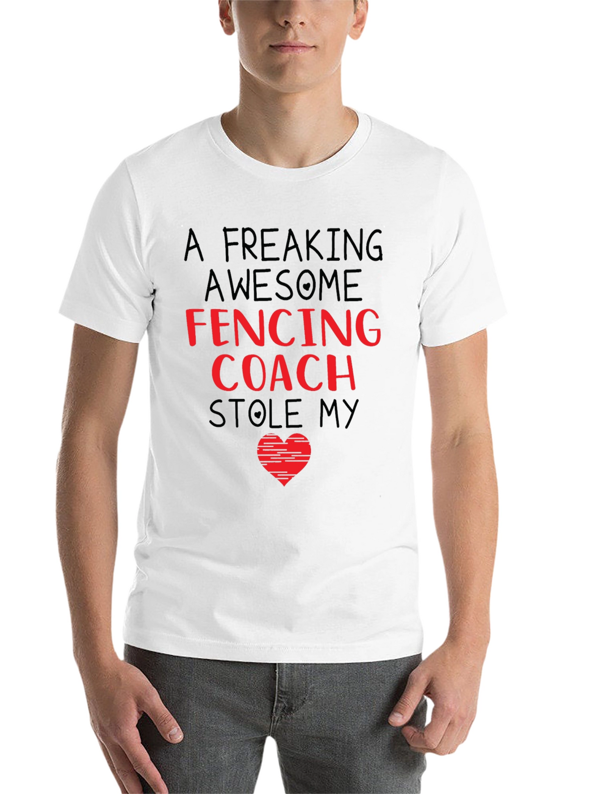 Fencing Coach Stole My Heart T-Shirt