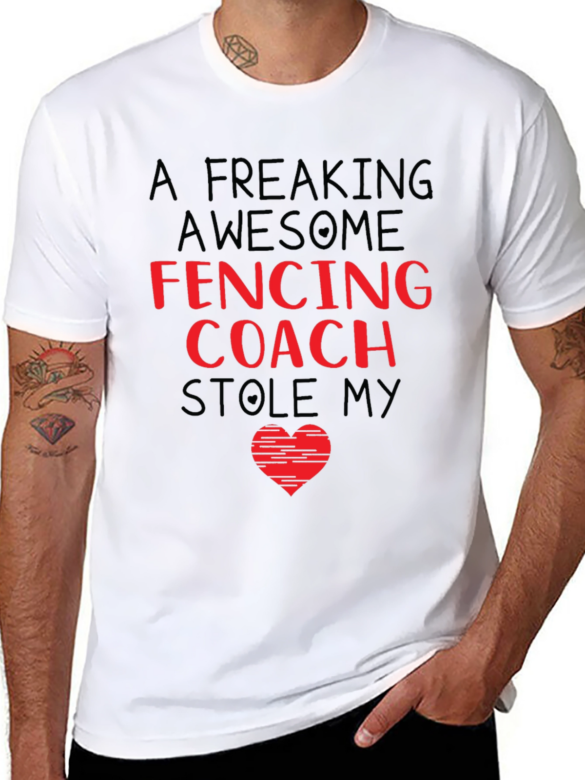 Fencing Coach Stole My Heart T-Shirt