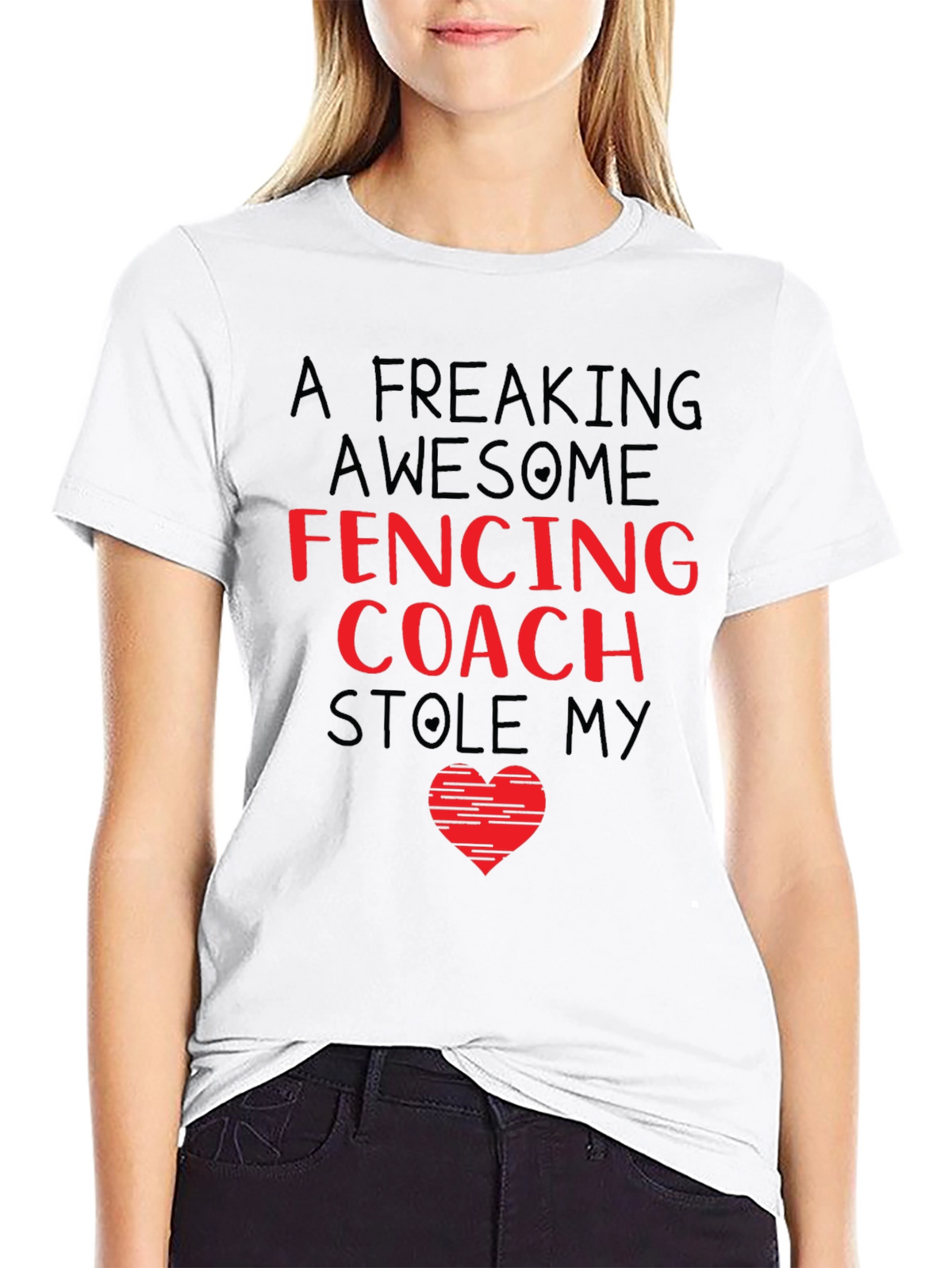 Fencing Coach Stole My Heart T-Shirt