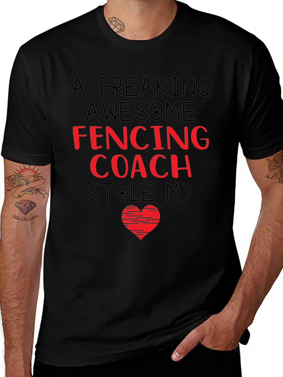 Fencing Coach Stole My Heart T-Shirt