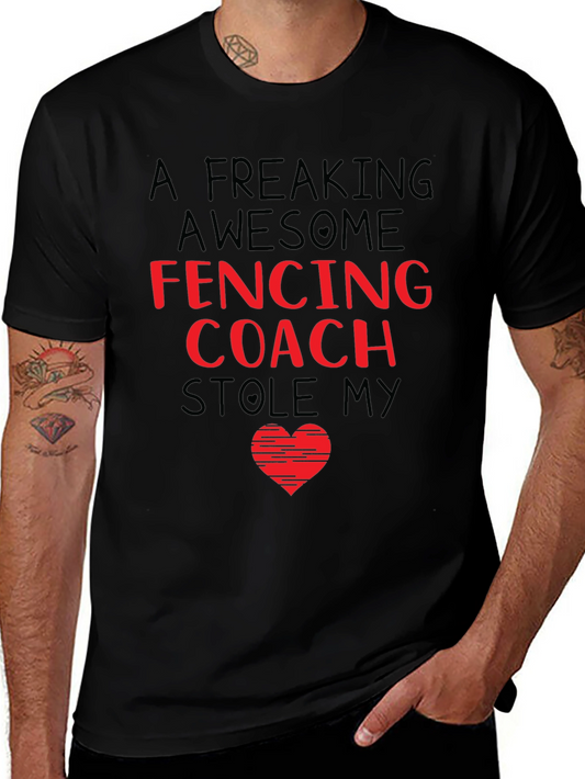 Fencing Coach Stole My Heart T-Shirt