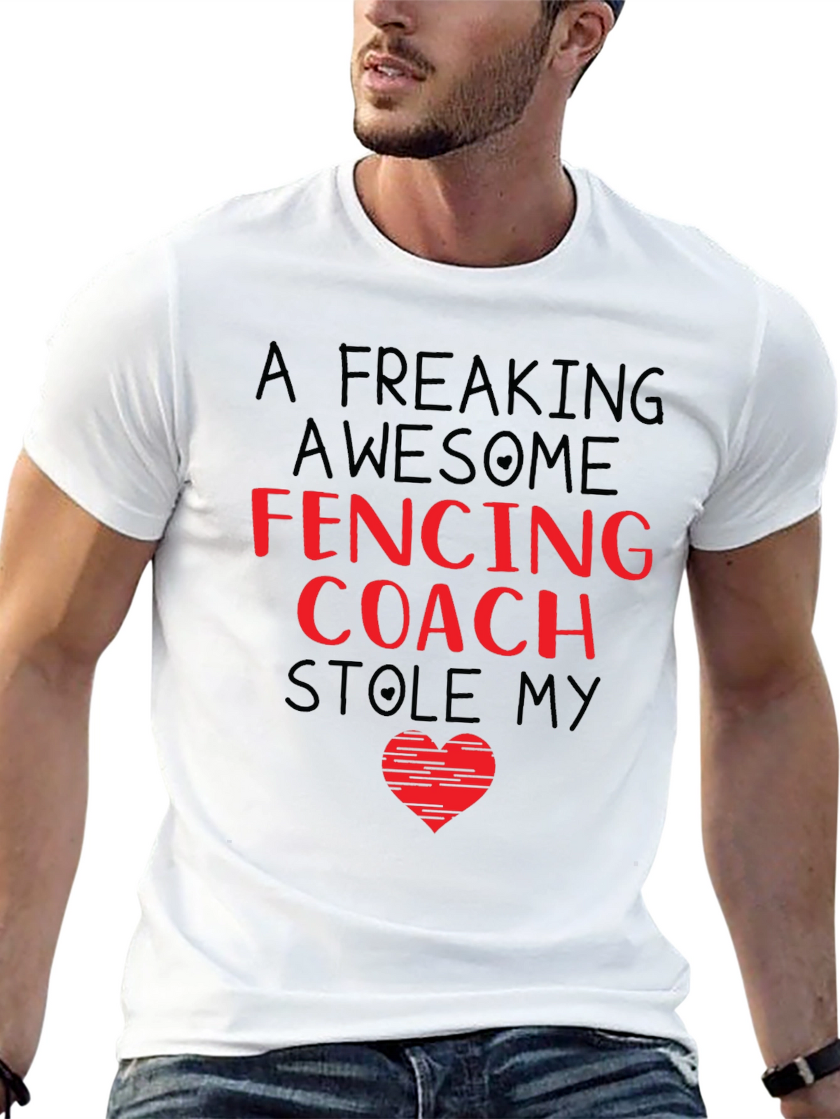 Fencing Coach Stole My Heart T-Shirt