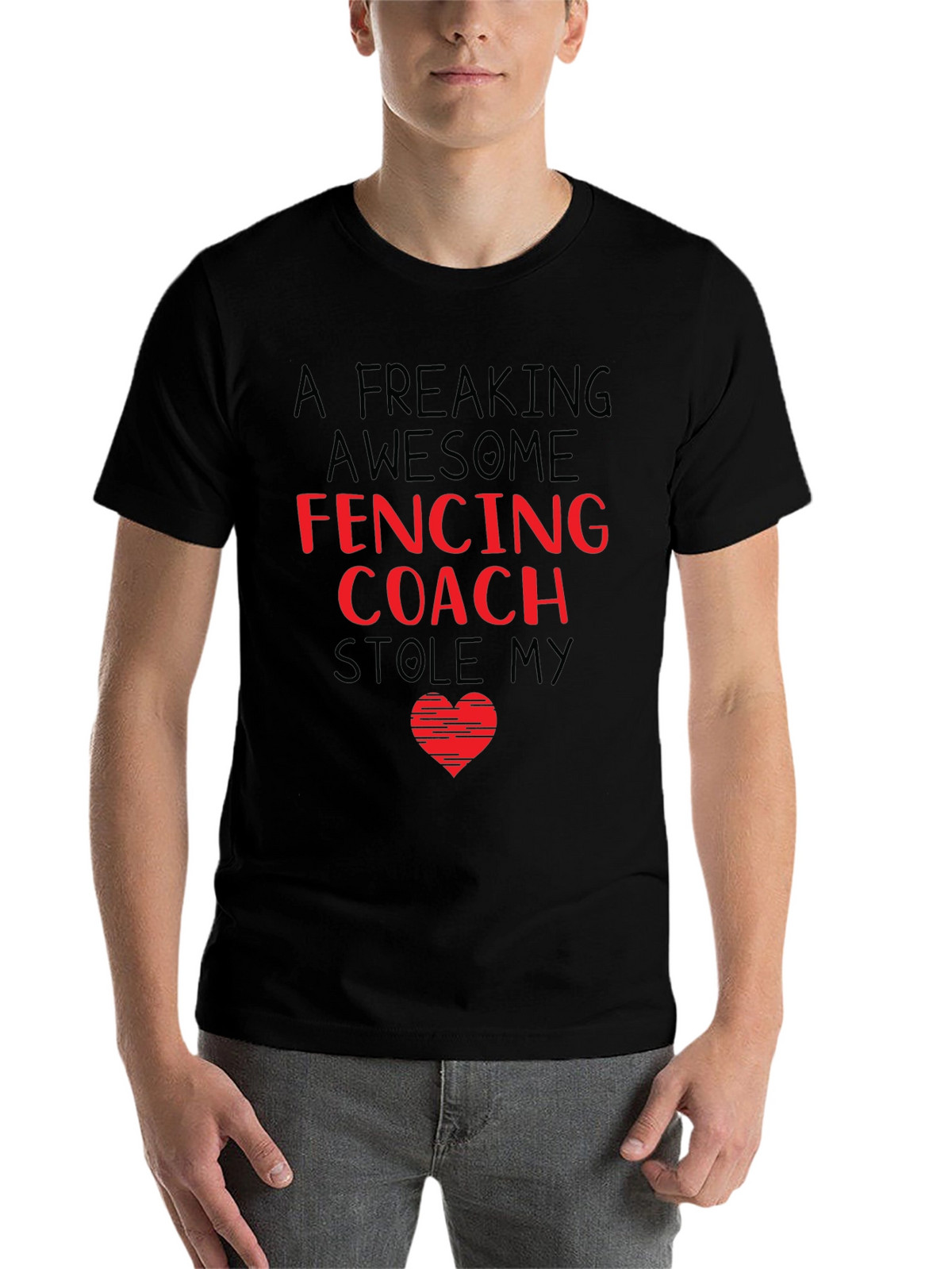 Fencing Coach Stole My Heart T-Shirt
