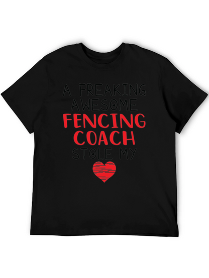Fencing Coach Stole My Heart T-Shirt