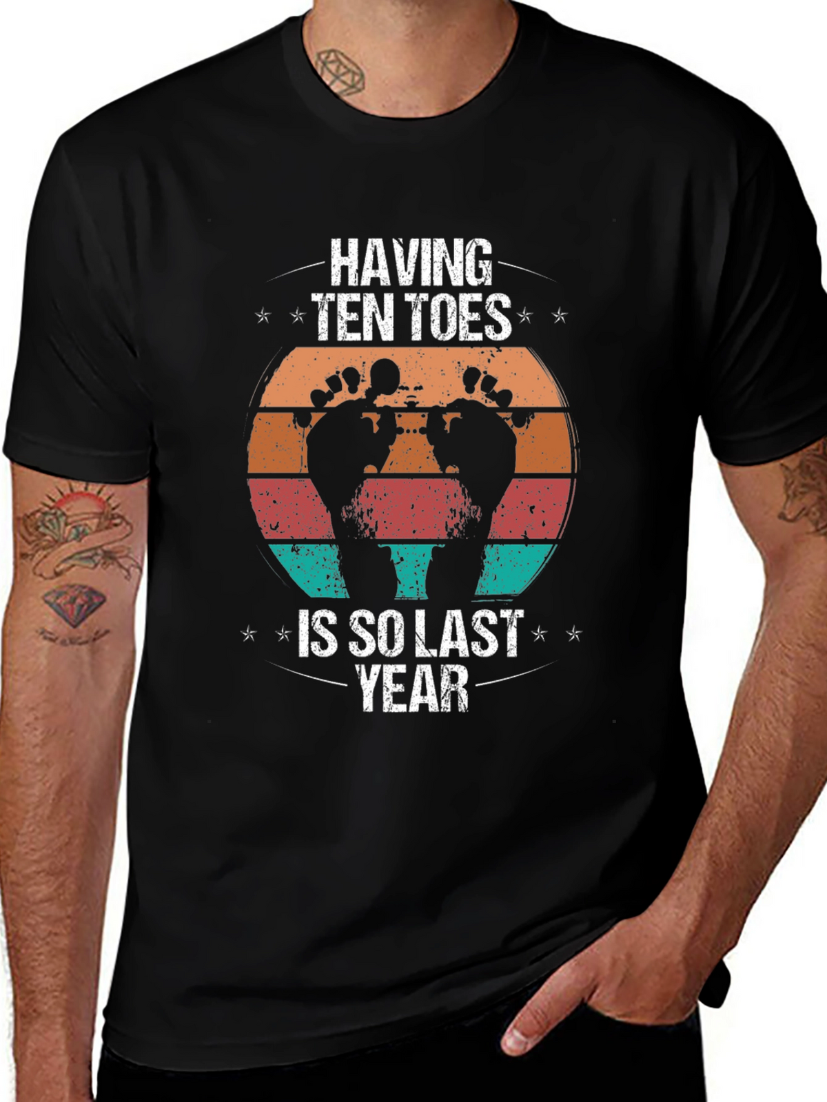 Having Ten Toes Is So Last Year Graphic Tee
