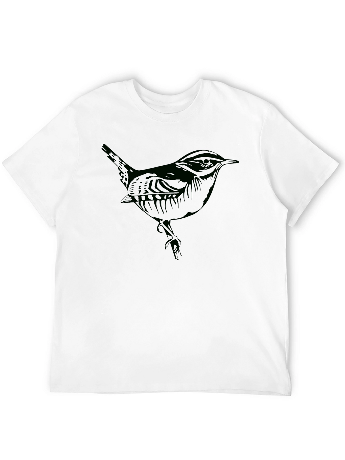 Bird Graphic Tee - Mens Black T-Shirt