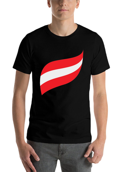 Austria Flag Inspired Graphic T-Shirt