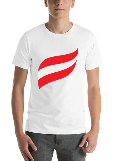 Austria Flag Inspired Graphic T-Shirt