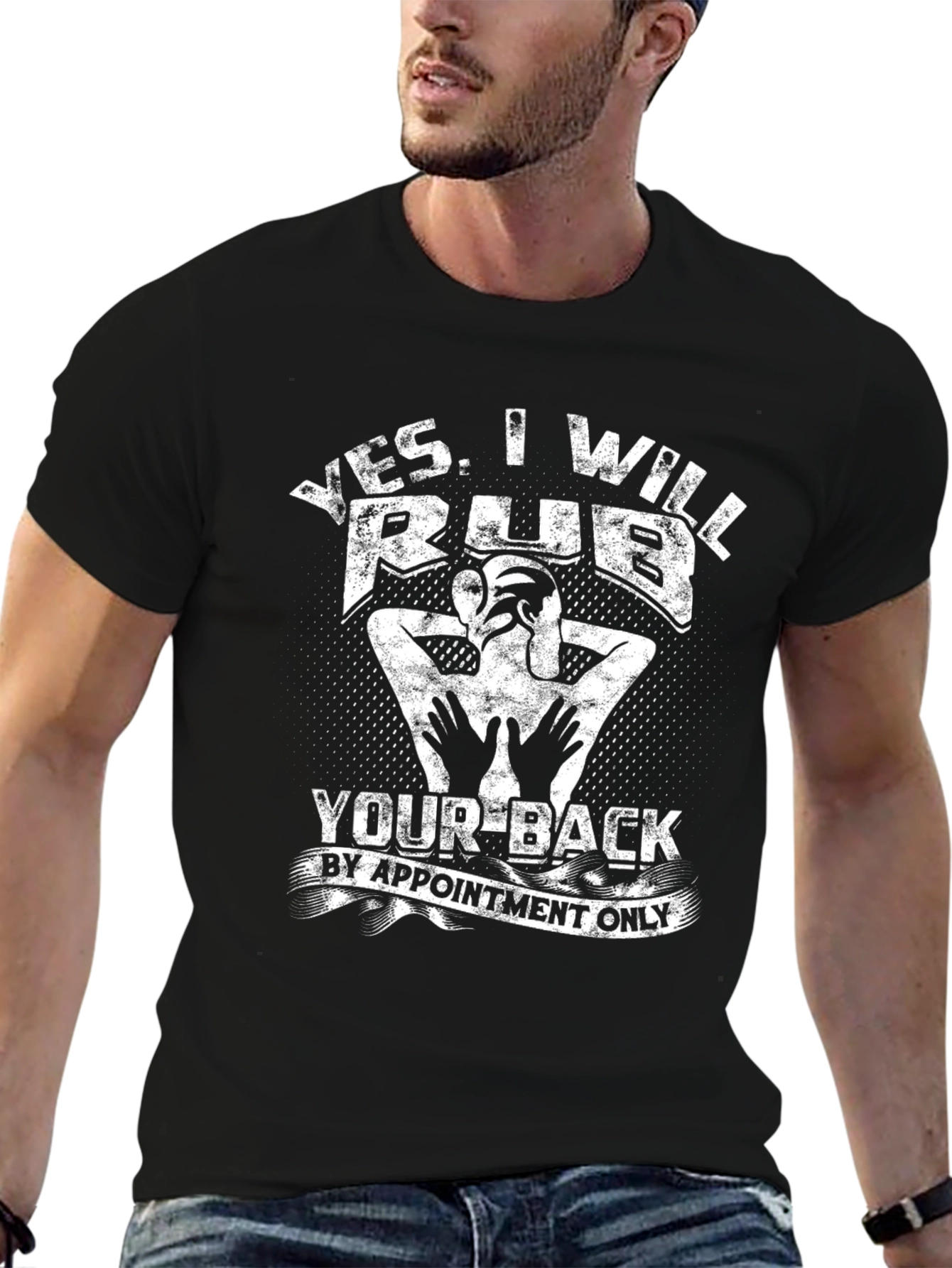 Humorous Massage Therapy T-Shirt - Back Rub Appointment Only