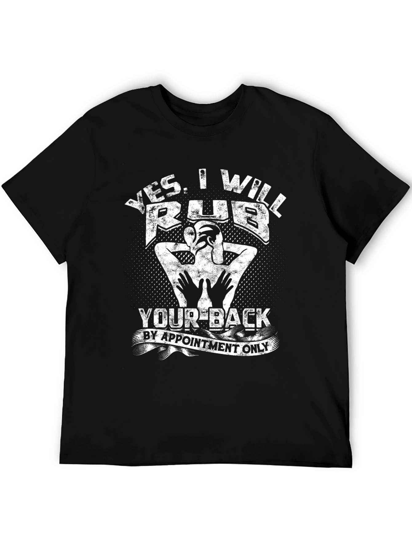 Humorous Massage Therapy T-Shirt - Back Rub Appointment Only