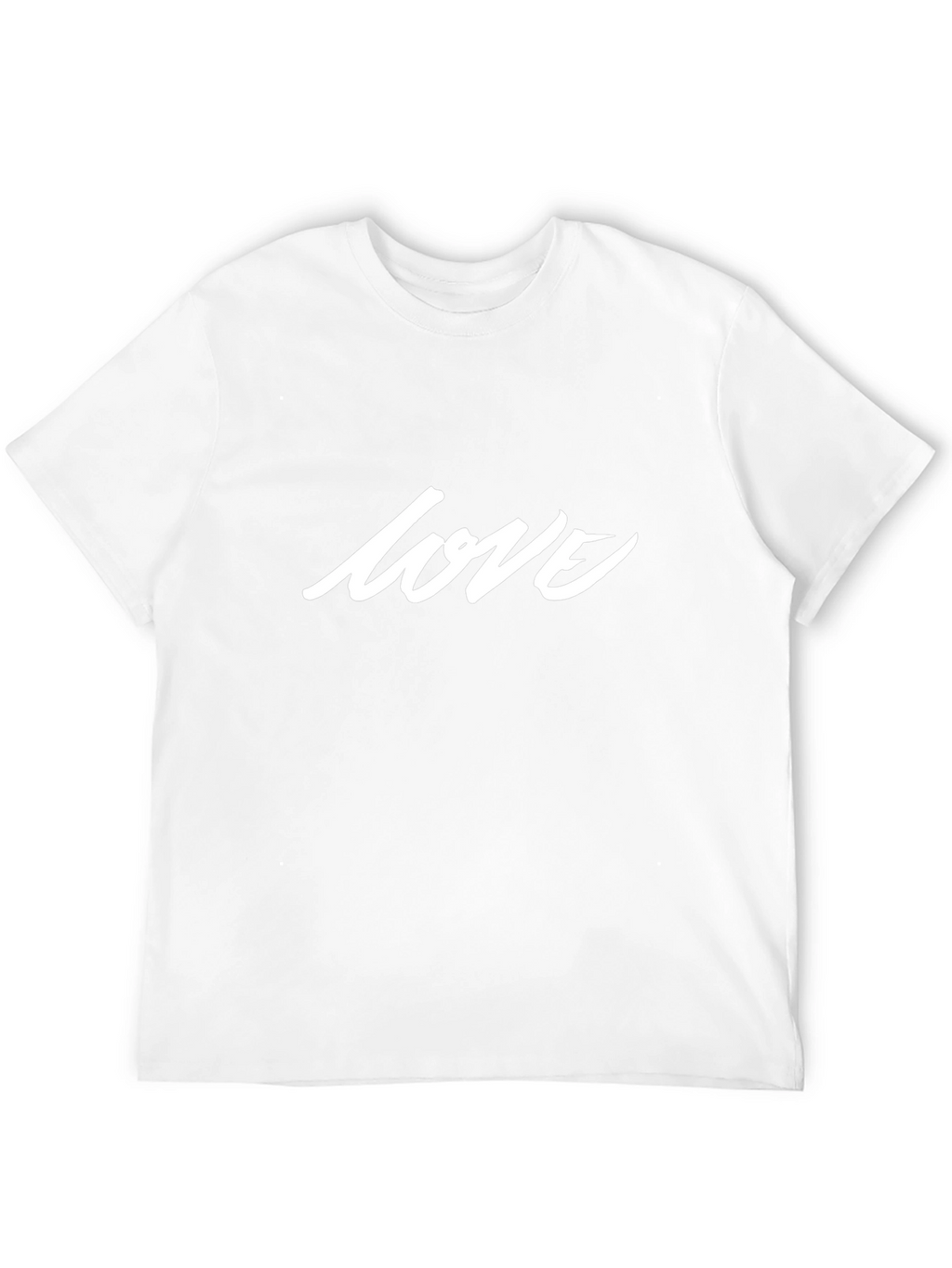 Love Graphic Print Black T-Shirt