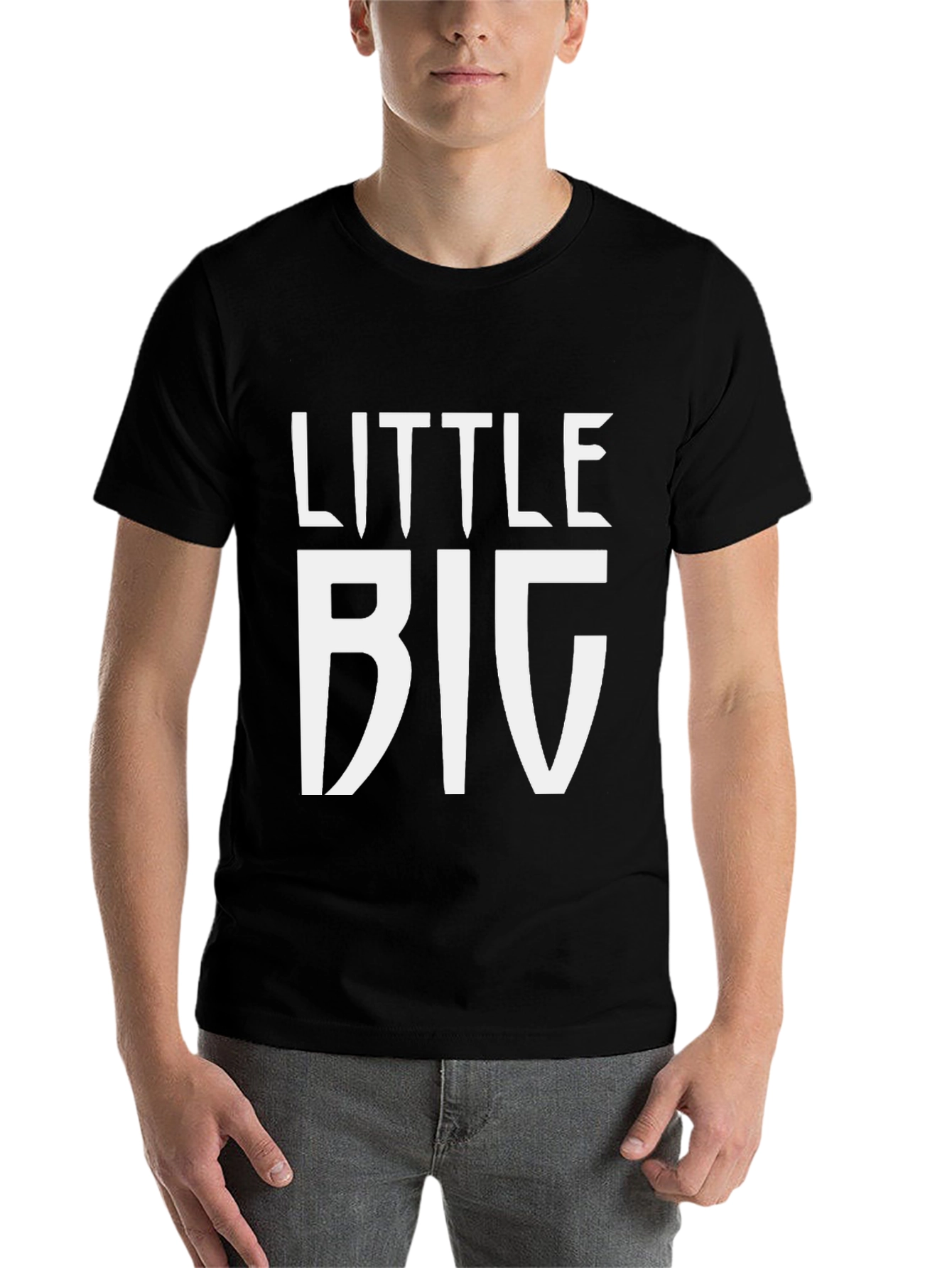 Little Big Graphic Tee - Unisex Black T-Shirt