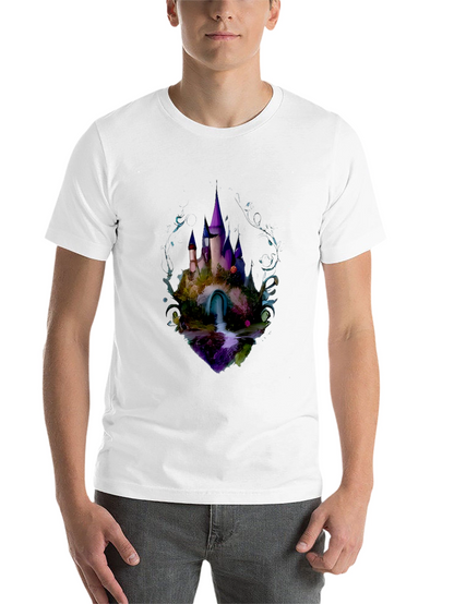Enchanted Castle Graphic Tee - Black