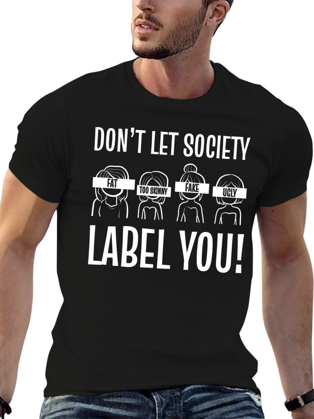 Dont Let Society Label You Graphic T-Shirt