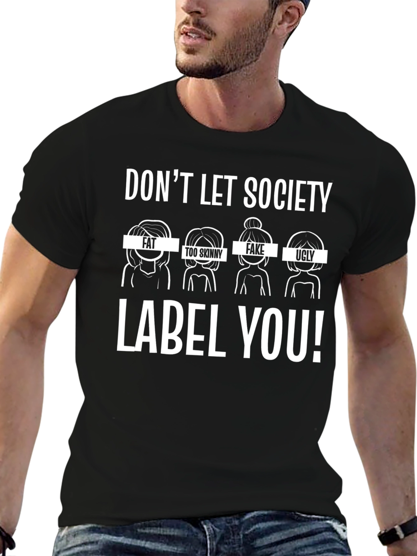 Dont Let Society Label You Graphic T-Shirt