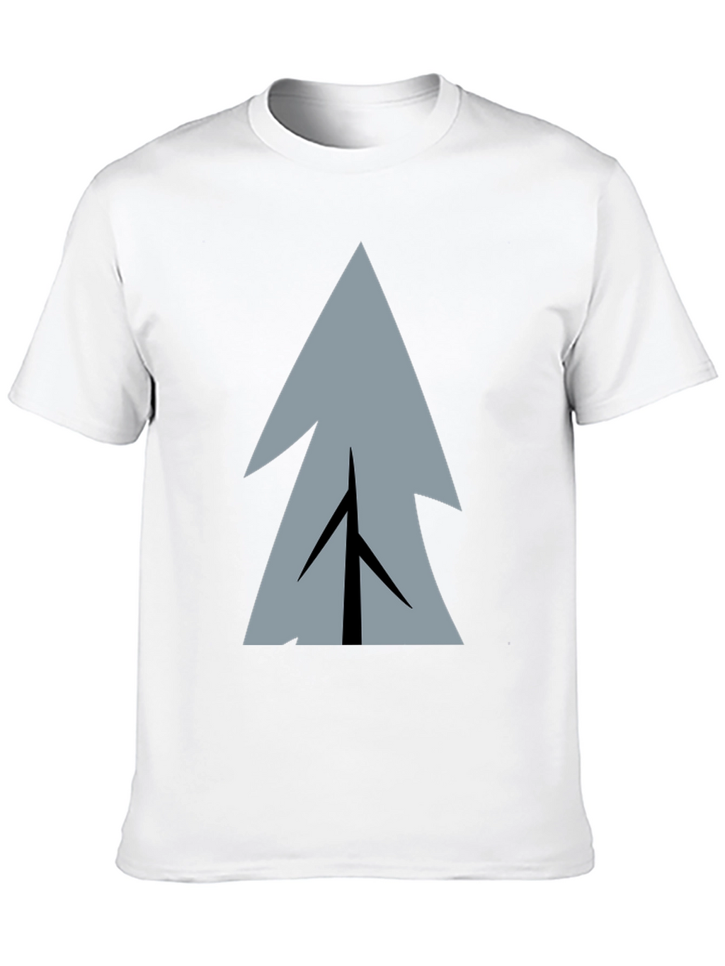 Geometric Tree Graphic Print T-Shirt