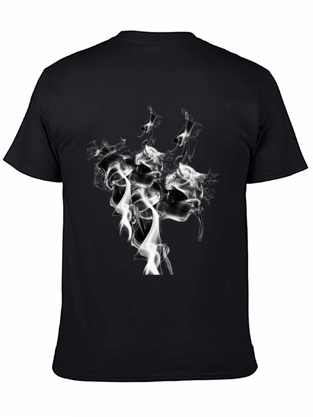 Smoke Graphic Black T-Shirt - Unique Design
