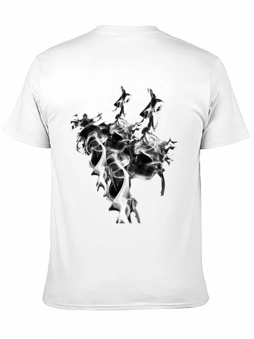 Smoke Graphic Black T-Shirt - Unique Design