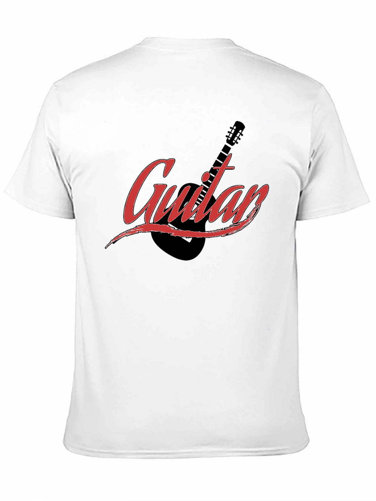 Guitar Graphic Black T-Shirt