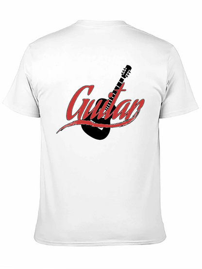 Guitar Graphic Black T-Shirt