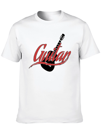 Guitar Graphic Black T-Shirt
