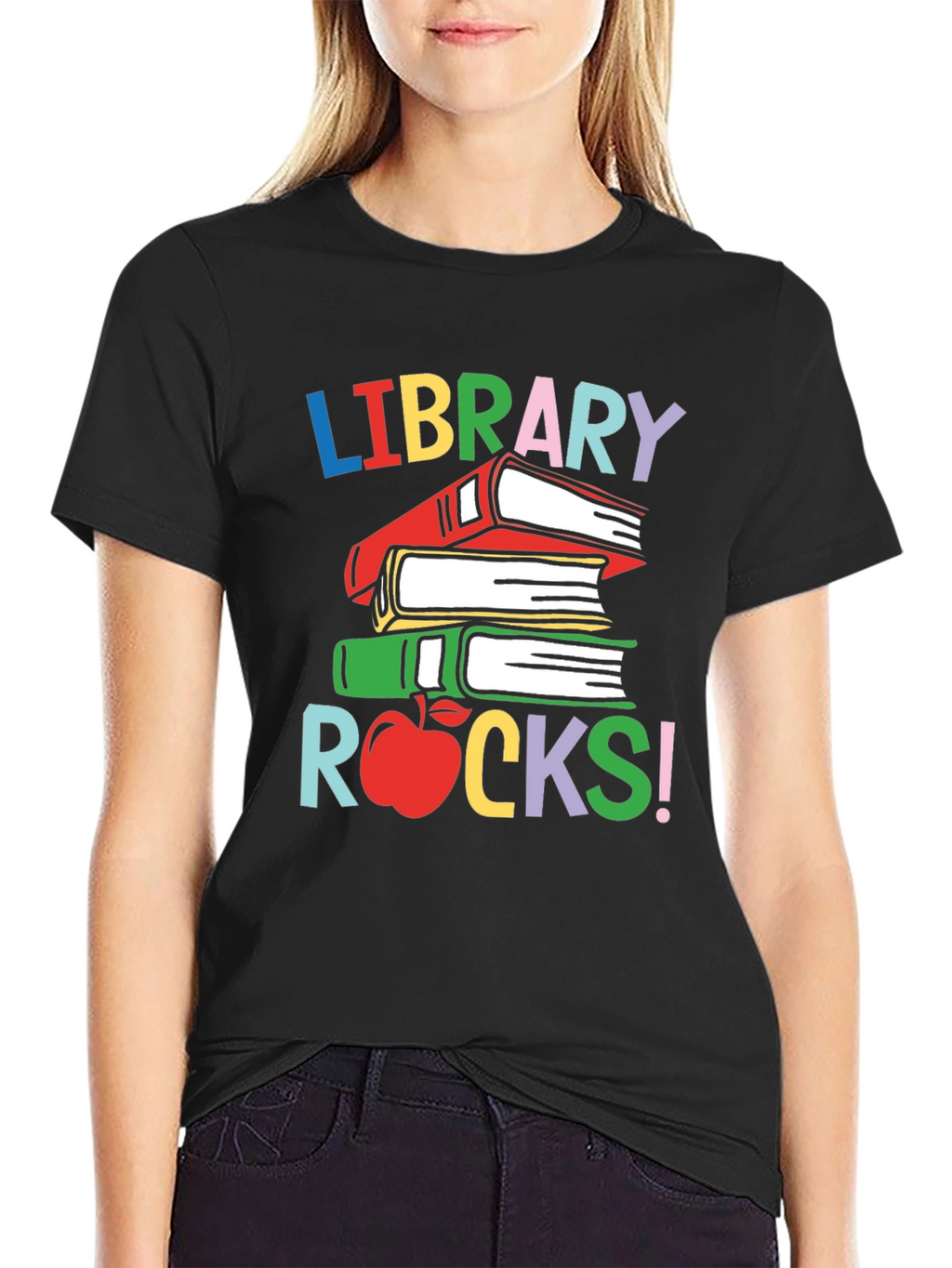 Library Rocks! T-Shirt - Book Lover Apparel