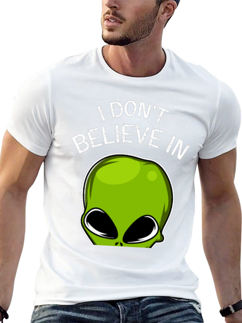 Alien Believer T-Shirt - Funny Graphic Tee