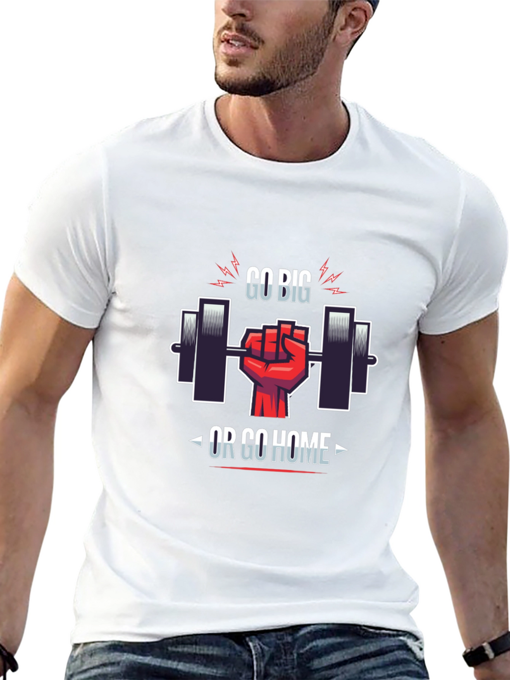 Go Big or Go Home Gym T-Shirt