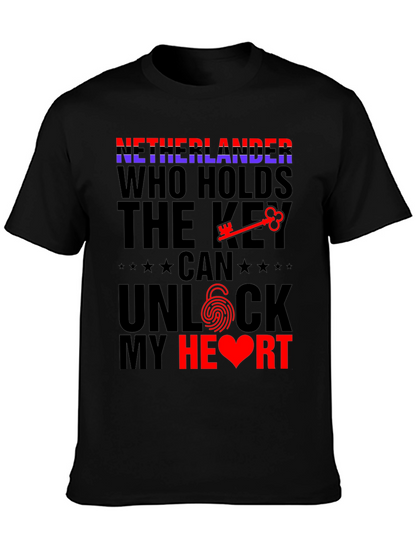 Netherlands Unlock My Heart T-Shirt
