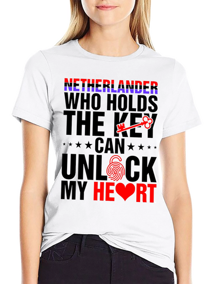 Netherlands Unlock My Heart T-Shirt