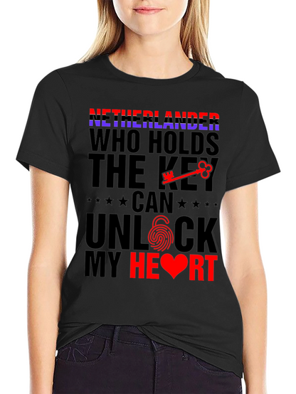 Netherlands Unlock My Heart T-Shirt