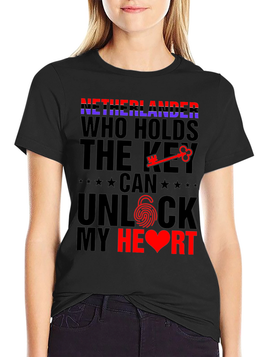 Netherlands Unlock My Heart T-Shirt